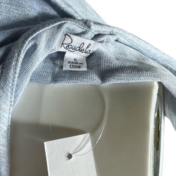 Nwt Roudelaine nightgown soft as a cloud size small nightie light blue pajamas - Picture 5 of 8